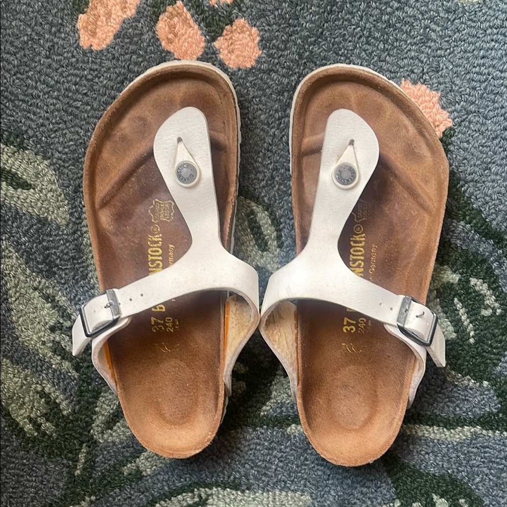 Birkenstock White Sandals